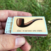 Load image into Gallery viewer, This Is Not a Pipe Magritte Matchbox
