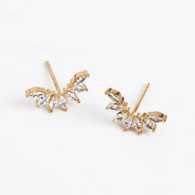Load image into Gallery viewer, Waterproof Earrings Mini Crawler Studs with Cubic Zirconia
