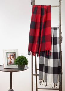 Red Buffalo Plaid Throw