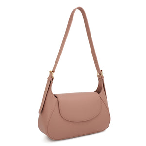 Nancy Shoulder Bag with Flap Closure (Various Colors)