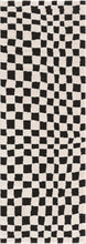 Load image into Gallery viewer, Lajos Black &amp; White Checkered Plush Rug [Online Only]
