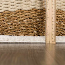 Load image into Gallery viewer, Koume Ivory &amp; Brown Area Rug [Online Only]

