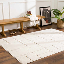 Load image into Gallery viewer, Koume Ivory &amp; Brown Area Rug [Online Only]
