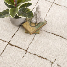 Load image into Gallery viewer, Koume Ivory &amp; Brown Area Rug [Online Only]
