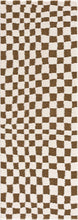 Load image into Gallery viewer, Lajos Brown Checkered Shag Rug [Online Only]
