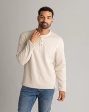 Load image into Gallery viewer, Men&#39;s Fireside Sherpa Lined Henley Wood Ash Heather
