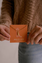 Load image into Gallery viewer, Walk By Faith Charm Necklace
