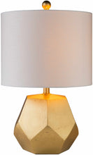 Load image into Gallery viewer, Coleford Gold Geometric Table Lamp [Online Only]

