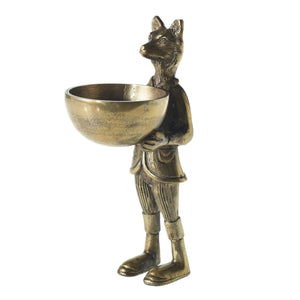 Standing Fox Bowl/Bookend