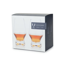 Load image into Gallery viewer, Raye Heavy Base Crystal Whiskey Tasting Glasses Set of 2 (Online Only)
