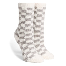 Load image into Gallery viewer, Luxury Soft Checkered Pattern Mini Crew Socks
