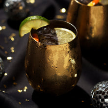 Load image into Gallery viewer, Stainless Steel Stemless Wine Glasses in Gold Set of 2 (Online Only)
