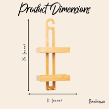 Load image into Gallery viewer, Hanging Bamboo Shower Caddy [Online Only]
