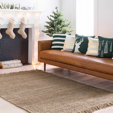 Load image into Gallery viewer, Hovland Hand Woven Natural Jute Rag Rug [Online Only]
