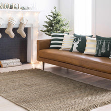 Load image into Gallery viewer, Hovland Hand Woven Natural Jute Rag Rug [Online Only]

