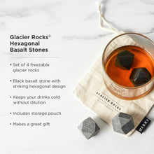 Load image into Gallery viewer, Glacier Rocks Basalt Hexagon Stone Set of 4 (Online Only)
