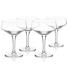 Load image into Gallery viewer, Raye Angled Crystal Coupe Glasses Set of 4 (Online Only)
