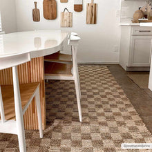 Load image into Gallery viewer, Ionut Checkered Jute Area Rug [Online Only]
