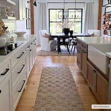 Load image into Gallery viewer, Ionut Checkered Jute Area Rug [Online Only]
