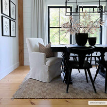 Load image into Gallery viewer, Ionut Checkered Jute Area Rug [Online Only]
