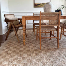 Load image into Gallery viewer, Ionut Checkered Jute Area Rug [Online Only]
