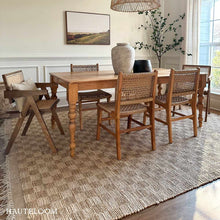 Load image into Gallery viewer, Ionut Checkered Jute Area Rug [Online Only]
