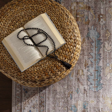 Load image into Gallery viewer, Kaumakani Knitted Jute Round Pouf [Online Only]
