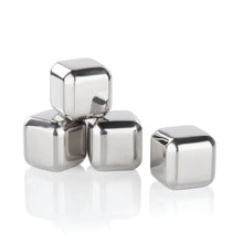 Load image into Gallery viewer, Glacier Rocks Stainless Steel Cube Set of 4 (Online Only)
