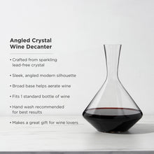 Load image into Gallery viewer, Raye Angled Crystal Wine Decanter (Online Only)

