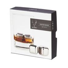 Load image into Gallery viewer, Glacier Rocks Stainless Steel Cube Set of 4 (Online Only)

