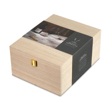 Load image into Gallery viewer, Crystal Bordeaux Glasses &amp; Gold Corkscrew Gift Box Set (Online Only)
