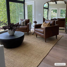 Load image into Gallery viewer, Hovland Hand Woven Natural Jute Rag Rug [Online Only]
