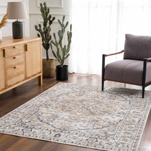 Load image into Gallery viewer, Hiti Cream Flat Pile Washable Rug [Online Only]
