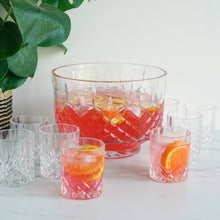 Load image into Gallery viewer, Admiral Crystal Punch Bowl and Tumbler Set (Online Only)
