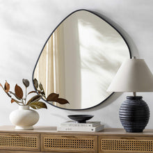 Load image into Gallery viewer, Lochovice Black Distressed Wood Mirror [Online Only]
