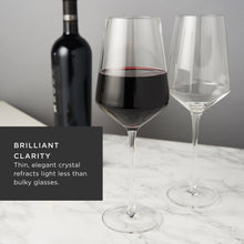 Load image into Gallery viewer, Raye Angled Crystal Bordeaux Decanter &amp; Wine Glass Set (Online Only)
