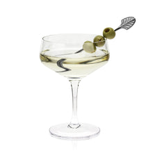 Load image into Gallery viewer, Art Deco Cocktail Picks in Gunmetal Set of 4 (Online Only)

