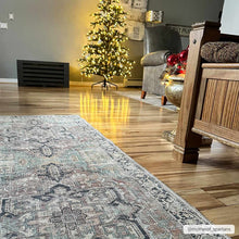 Load image into Gallery viewer, Green Nisa Tumble Dry Washable Rug [Online Only]
