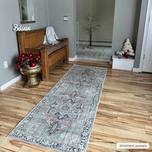 Load image into Gallery viewer, Green Nisa Tumble Dry Washable Rug [Online Only]
