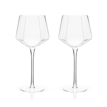 Load image into Gallery viewer, Seneca Diamond Crystal Wine Glasses Set of 2 (Online Only)
