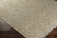 Load image into Gallery viewer, Rice Dusty Sage Fringed Jute Carpet [Online Only]
