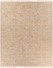 Load image into Gallery viewer, Rice Dusty Sage Fringed Jute Carpet [Online Only]
