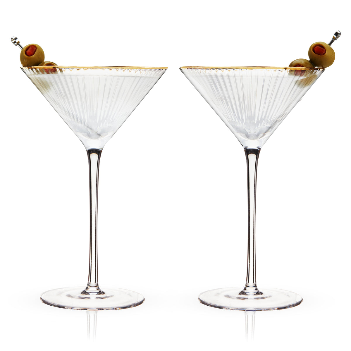 Meridian Crystal Martini Glasses Set of 2 (Online Only) – Smith & York Co.