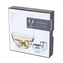 Load image into Gallery viewer, Glacier Rocks Stainless Steel Wine Globes Set of 4 (Online Only)
