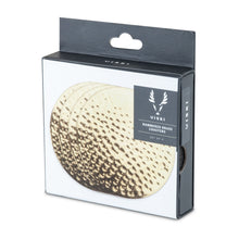 Load image into Gallery viewer, Hammered Brass Coasters Set of 4 (Online Only)
