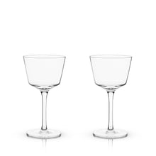 Load image into Gallery viewer, Raye Angled Crystal Nick &amp; Nora Glasses Set of 2 (Online Only)
