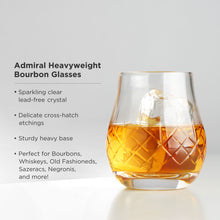 Load image into Gallery viewer, Admiral Crystal Whiskey Heavyweight Glasses (Online Only)
