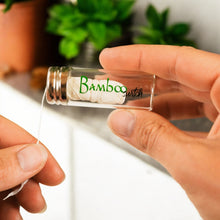 Load image into Gallery viewer, Bamboo White Floss in Glass Container [Online Only]
