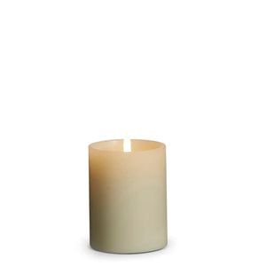 Uyuni Flameless Pillar Candles - Ivory (3 Sizes)