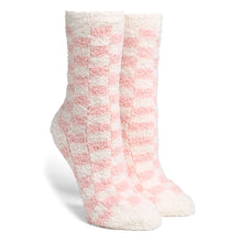 Load image into Gallery viewer, Luxury Soft Checkered Pattern Mini Crew Socks
